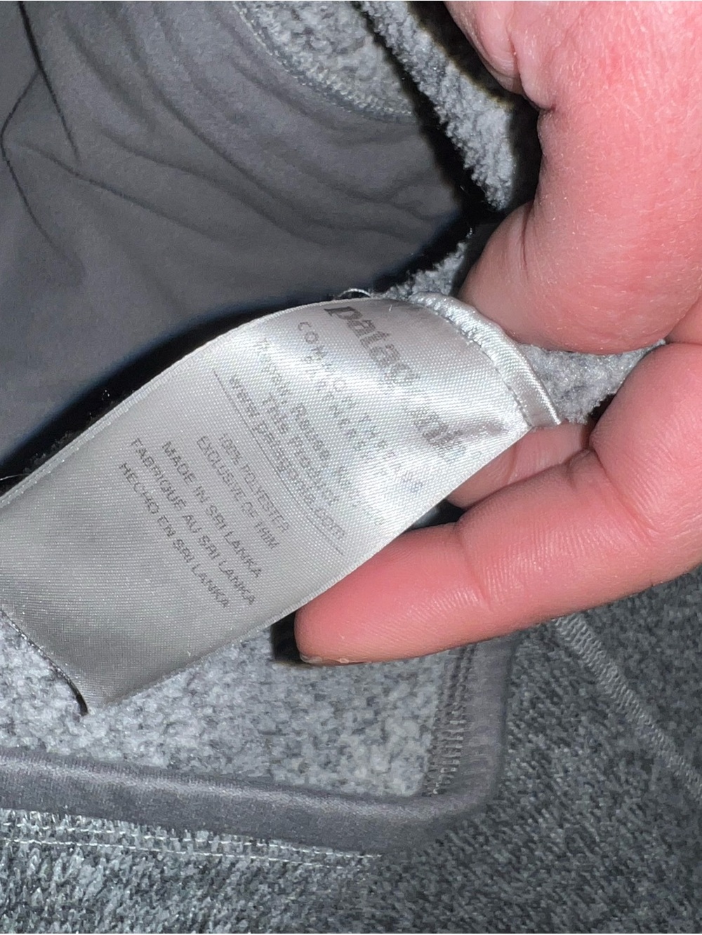 Patagonia Better Sweater Fleece Zip Up Vest Heathered Gray Outdoors Cozy Size M - Picture 11 of 12